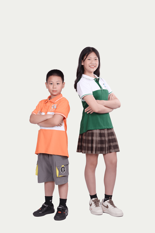 Đồng Phục Học Sinh Cấp 1 Nam Nữ - Mã NN02